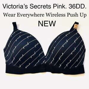 36DD Victoria’s Secret Pink Wear Everywhere Push Up Bra Wireless
